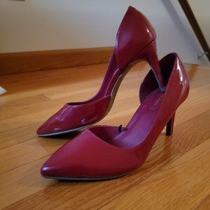 Bandolino Heels, Deep Red, 5 1/2M